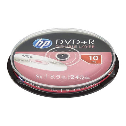 Picture of Hewlett Packard DVD+R Double-Layer 8X, 10 Pieces in Cake Box