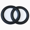 Picture of SPATHIPHYLLUM 2pcs 6 inch / 156mm Rubber Speaker Foam Edge Surround Rings Replacement Parts for Speaker Repair or DIY (Black)