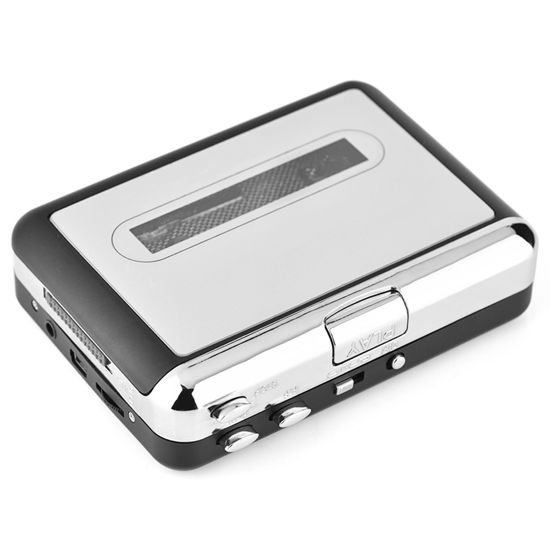 Picture of USB Cassette Tape to MP3 Converter, Audio Music Player with Headphones