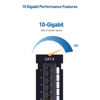 Picture of Cable Matters UL Listed Mini 12-Port Vertical Patch Panel with 89D Bracket