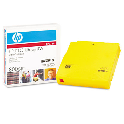 Picture of HP C7973A LTO3 Ultrium 800G 120 MB/sec Compressed Transfer Rate Ultrium RW Data Cartridge