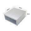 Picture of Large Aluminum Heatsink 100 x 99 x 45mm / 3.93 x 3.90 x 1.77inch Heat Sinks Cooler Cooling Radiator for LED LCD CHIP Electronic Amplifier Transistor Heat Dissipation