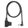 Picture of (2-Feet) Power Tap D-Tap to Right Angled DC 12V Cable, Replacement Dtap to 12V DC Cable for Anton Bauer, KIPRO LCD, Black Magic Etc, L=2FT