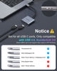 Picture of USB C to Dual HDMI Adapter 4K@60Hz, HDMI Splitter for Dual Monitors Extend Display, USB C HUB Multi Monitor Adapter to 2 HDMI Ports Converter for Dell XPS 13/15/17, HP, Lenovo, Surface Type C Laptop