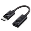 Picture of Cable Matters 8K DisplayPort 1.4 to HDMI 2.1 Adapter with 4K 120Hz / 8K 60Hz, 48 Gbps Unidirectional DisplayPort to HDMI 2.1 Cable Adapter in Black, Support for RTX 3080/3090, RX 6800/6900 and More