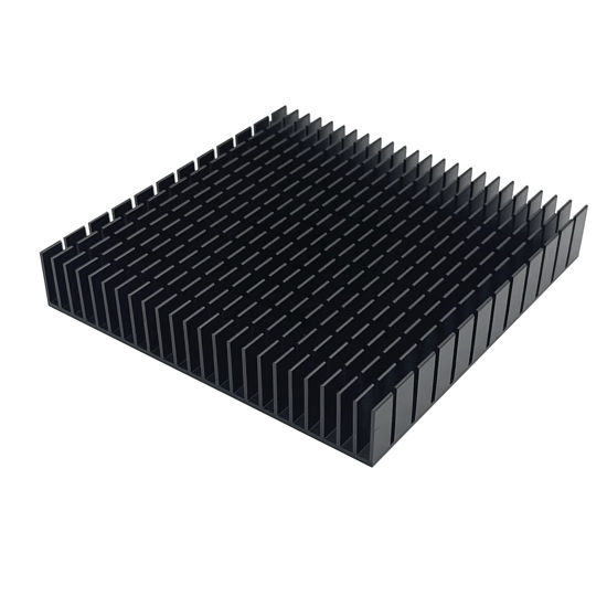 Picture of Awxlumv 120mm Large Heatsink Aluminum Heat Sink 4.72x4.72x0.79Inch/ 120x120x20mm Square Cooler for Router Cooling Base and Power Supply IC Graphics Card Memory Heat Sink 120mmx120mmx20mm