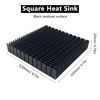 Picture of Awxlumv 120mm Large Heatsink Aluminum Heat Sink 4.72x4.72x0.79Inch/ 120x120x20mm Square Cooler for Router Cooling Base and Power Supply IC Graphics Card Memory Heat Sink 120mmx120mmx20mm