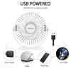 Picture of TriPole Small Desk Fan USB Powered Personal Fan 3 Speeds Strong Airflow Mini Fan 360°Rotation Portable Fan 5.1 Inch Table Fan for Home Office Bedroom Desktop, White, 4.9ft Cable