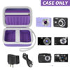 Picture of Digital Camera Case Compatible with Yifecial/for EROOLU/for VAHOIALD/for Kaisoon/for Kodak Pixpro/for Canon PowerShot ELPH 180 190/ for Sony DSCW800 DSCW830 Digital Cameras for Travel (Purple)