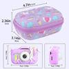 Picture of Leayjeen Kids Camera Case Compatible with Goopow/Dwfit/Slothcloud/Colofree/KIZJORYA Kids Camera Toys and Children Digital Video Camera,Best Birthday Festival Gift-Purple Unicorn(Case Only)