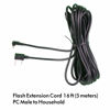 Picture of Sunset Foto 16ft Flash Strobe Extension Cord 4mm Heavy Duty PC Male to Household Camera DSLR