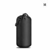 Picture of Xuerebs Medium Size Waterproof Drawstring Lens Pouch Black Neoprene DSLR Camera Lens Bag Compatible with Sony Olympus Panasonic