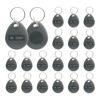 Picture of RFID Key Fobs Writable, HID 125KHZ 26 Bit Keyfobs Proximity Fob RFID Key Fob Id Card Token Tags Prox Key ISO-Prox 1346 1386 1326 H10301 Access Control Systems KeyTags (Gray,50)