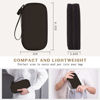 Picture of FYY Electronic Organizer, Travel Cable Organizer Bag Pouch Electronic Accessories Carry Case Portable Waterproof Double Layers Storage Bag for Cable, Charger, Phone, Earphone, Medium Size- Coffee