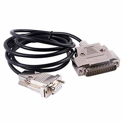 Picture of DB9 to DB25 Null Modem Cable for X68000 X68k Printer to PC