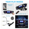 Picture of Bluetooth FM Transmitter Handfrees-Calling Radio Adapter Car Kit with Dual USB Port MP3 Player Support TF Card USB Flash Drive