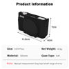 Picture of MUZIRI KINOKOO Camera Case for Canon PowerShot SX740 SX730 HS Camera - Soft Silicone Bag for Canon SX730 SX740 HS Camera with Removeable Lens Cover - Slim Fit Lightweight - Black