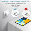 Picture of USB C iPad Fast Charger for iPad 10th,iPad Pro 12.9/11 in 2022/2021/2020/2018,iPad Air 4th/5th Gen,iPad Mini 6th Generation,iPad Wall Fast Charger Block with Extra Long 10FT USB C to C Cable