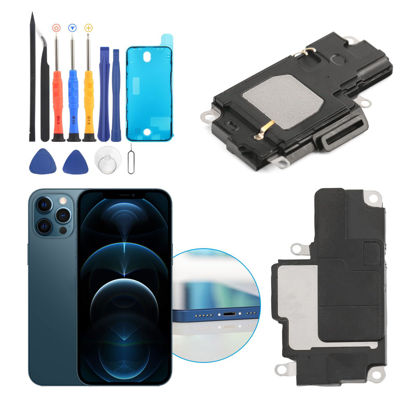 Picture of YWLRONG for iPhone 12 Pro Max Loud Speaker Replacement for iPhone 12 Pro Max Loudspeaker 12 Pro Max Ringer Speaker Buzzer Assembly withTools