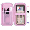 Picture of Hard Case Compatible with Texas Instruments TI-84 Plus CE/TI-84 Plus/TI-Nspire CX II CAS/TI-Nspire CX II/TI-83 Plus/TI-85 /TI-86 /TI30xs /TI36X Pro/TI 34 Color Graphing Calculator (Pink)