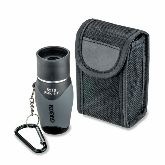 Picture of Carson MiniMight 6x18mm Pocket Monocular with Carabiner Clip (MM-618)