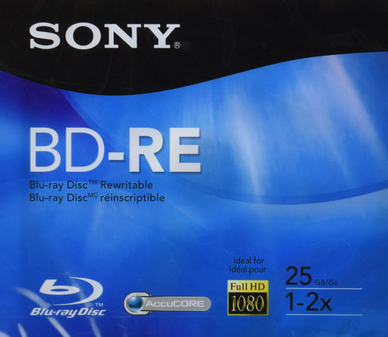 Picture of Sony BD-RE Rewritable Single Layer Disc - 25gb, 2X