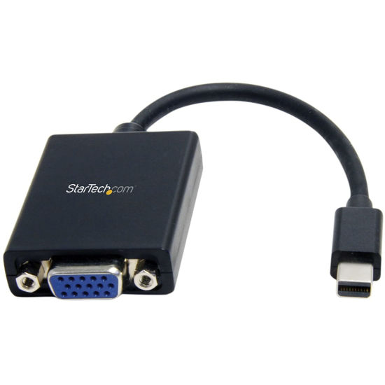 Picture of StarTech.com Mini DisplayPort to VGA Adapter - Active Mini DP to VGA Converter - 1080p Video - VESA Certified - mDP or Thunderbolt 1/2 Mac/PC to VGA Monitor/Display - mDP 1.2 to VGA Dongle (MDP2VGA)