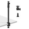 Picture of Neewer Extendable Camera Desk Mount with Ball Head, 17"-40" Adjustable Table Light Stand with 1/4" Screw & C Clamp for DSLR Camera, Ring Light, Live Stream, Vlog, Max Load: 6.6lb/3kg, TL283 (Black)