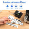 Picture of Replace for Brother P-Touch Label Tape 1 Inch TZe TZ Tape 24mm 0.94 Inch Laminated TZe-251 Black on White Compatible with Brother PT-D610BT PT-P710BT PT-D600 PT-P750W Label Maker, 4 Pack