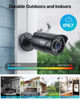 Picture of ZOSI 2MP HD 1080p 1920TVL Security Camera Outdoor Indoor (Hybrid 4-in-1 HD-CVI/TVI/AHD/960H Analog CVBS), 36PCS LEDs,120ft IR Night Vision,105° View Angle Surveillance CCTV Bullet Camera（Black Color)