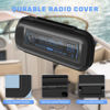 Picture of Water Resistant Marine Radio Cover - Boat Stereo Splash Guard Housing - Marine Stereo Waterproof Case for Universal Single DIN Media Receiver