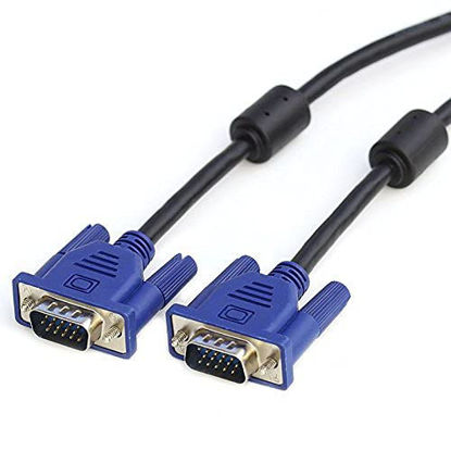 Picture of axGear VGA Monitor Cable Male to M for TV LCD Projector 10 Ft Foot 3M 3 Meter