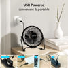 Picture of BEESTAR 4 Inch Mini Fan with Metal Construction,Powerful USB Powered,360° Rotation desk Personal Cooling Usb fans small quiet for Home Office Bedroom