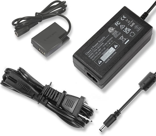 Picture of HY1C ACK-E18 AC Power Adapter DR-E18 DC Coupler LP-E17 Dummy Battery Kit for Canon EOS Rebel T6i T7i SL2 SL3 RP R8 R10 R50 R100 T8i T6s 77D 200D 250D 750D 760D 800D 850D 8000D Cameras