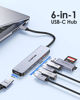 Picture of LENTION USB C Hub with 4K@60Hz HDMI, 2 USB C and 2 USB 3.2 Gen2 Transfer Data in 10Gbps Max, 100W Charging, for MacBook Pro, Mac Air, iPhone 15, Windows, More, Stable Driver Adapter (CE37, Space Gray)