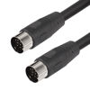 Picture of CERRXIAN DIN 13 PIN Male to Male Electrical Signal Control Cable, UL2919 OD9.0MM 13 PIN Extension Cable (M-M) (1m Black)