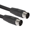 Picture of CERRXIAN DIN 13 PIN Male to Male Electrical Signal Control Cable, UL2919 OD9.0MM 13 PIN Extension Cable (M-M) (1m Black)