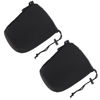 Picture of SHOWERORO 2pcs Camera Lens Bag Camera Lens Accessories Drawstring Lens Case Lens Pouch Bag Camera Lens Case Bag Shockproof Camera Lens Case Bag for Dslr Camera Lens No Words Digital Neoprene