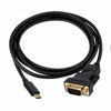 Picture of USB-C To VGA,CableDeconn Thunderbolt 3 Type C to VGA Male Converter Adapter Cable 1.8M