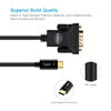 Picture of USB-C To VGA,CableDeconn Thunderbolt 3 Type C to VGA Male Converter Adapter Cable 1.8M