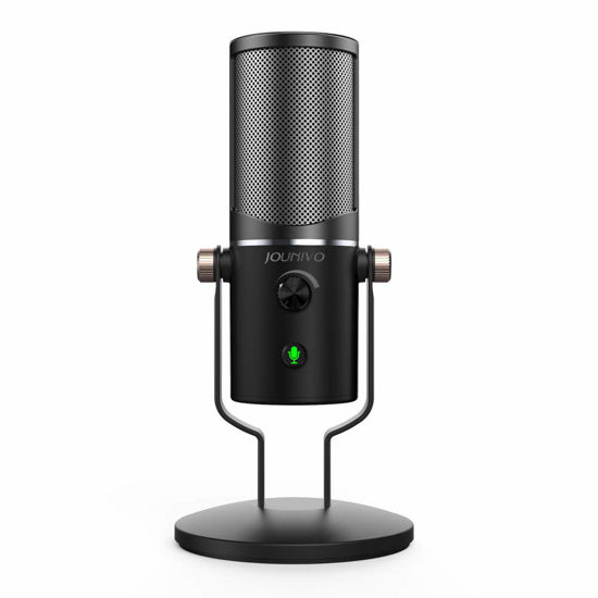 Picture of JOUNIV USB Microphone, PC Laptop Podcast Mic with Mute Button & Volume Control for Studio Recording Vocals, YouTube, Streaming Broadcast, Podcasting, Skype(901)…