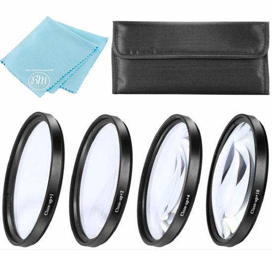 Picture of 72mm Close-Up Filter Set (+1, +2, +4 and +10 Diopters) For Sony 16-50mm f/2.8 A-Mount, 18-105mm, 20mm f/2.8 A-Mount, 24mm A-Mount, 85mm f/1.4 A-Mount, 70-200mm f/4.0 E-Mount, 135mm f/2.8 Lens