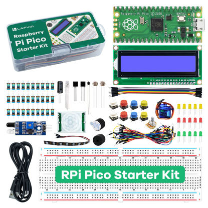 Picture of LAFVIN Basic Starter Kit for Raspberry Pi Pico,LCD1602,SG90 with Tutorail