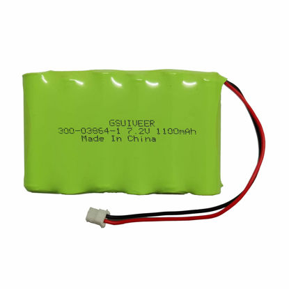 Picture of GSUIVEER 300-03864-1 Battery 7.2V 1100mAh Compatible with Honeywell Alarm Lynx WALYNX-RCHB-SC Honeywell Lynx Touch K5109, L3000, L5000, L5100