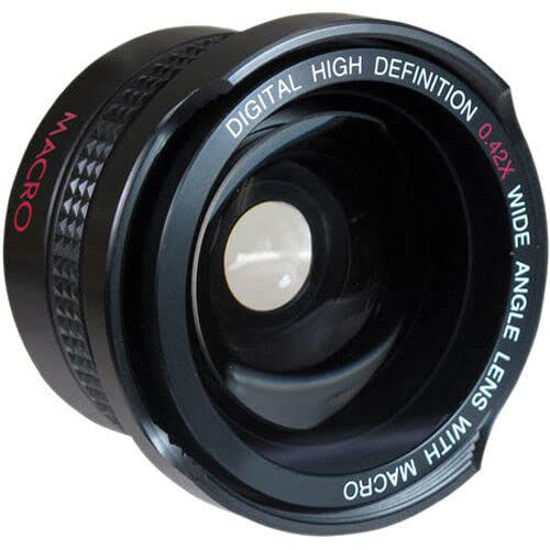 Picture of .42x HD Super Wide Angle Panoramic Macro Fisheye Lens for The JVC Everio GZ-MG680, MG670, MG630, MG465, MG435, MG365, MG360, MG335, MG330, MG230 High Definition Camcorders,(30.5MM Size)