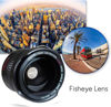 Picture of .42x HD Super Wide Angle Panoramic Macro Fisheye Lens for The JVC Everio GZ-MG680, MG670, MG630, MG465, MG435, MG365, MG360, MG335, MG330, MG230 High Definition Camcorders,(30.5MM Size)