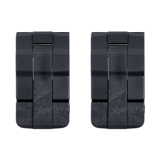 Picture of 2 Pelican Black Replacement Double Throw Medium Latches. Fits Protector Series.