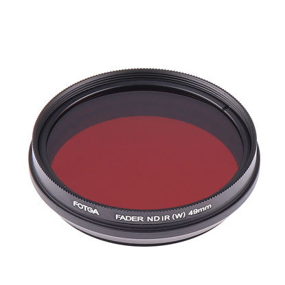 Picture of Foto4easy 49mm Infared Filter,Adjustable 530nm to 750nm Infrared X-Ray IR Filter for DSLR Camera Lens