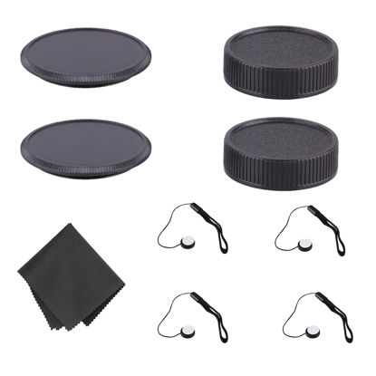 Picture of M42 Camera Body and Rear Lens caps,Compatible with PRAKTICA MTL3 MTL5 Camera,SP Camera,Meyer-Optik 50mm f/1.8 Lens,PK SMC takumar 55mm f/1.8 Lens,Helions-44-2 58mm f/2 Lens