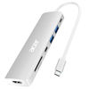 Picture of Acer USB C Dock, 7 in 1 USB C to HDMI Hub, 2 USB 3.1 GEN1 and 5Gbps Type-C Data Port, 4K HDMI Port, PD 100W Charging, SD Card Reader, for iPad Pro MacBook Pro Acer Laptops and More (Silver)